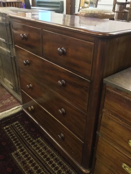 Victorian mahogany chest of drawers